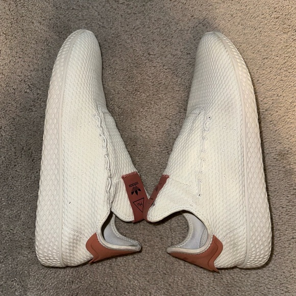 ADIDAS X PHARRELL WILLIAMS TENNIS HU, White & Raw Pink - Picture 7 of 12